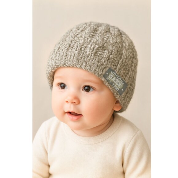 Pumpkin Patch Chunky wool blend knit beanie - Picture 1 of 6